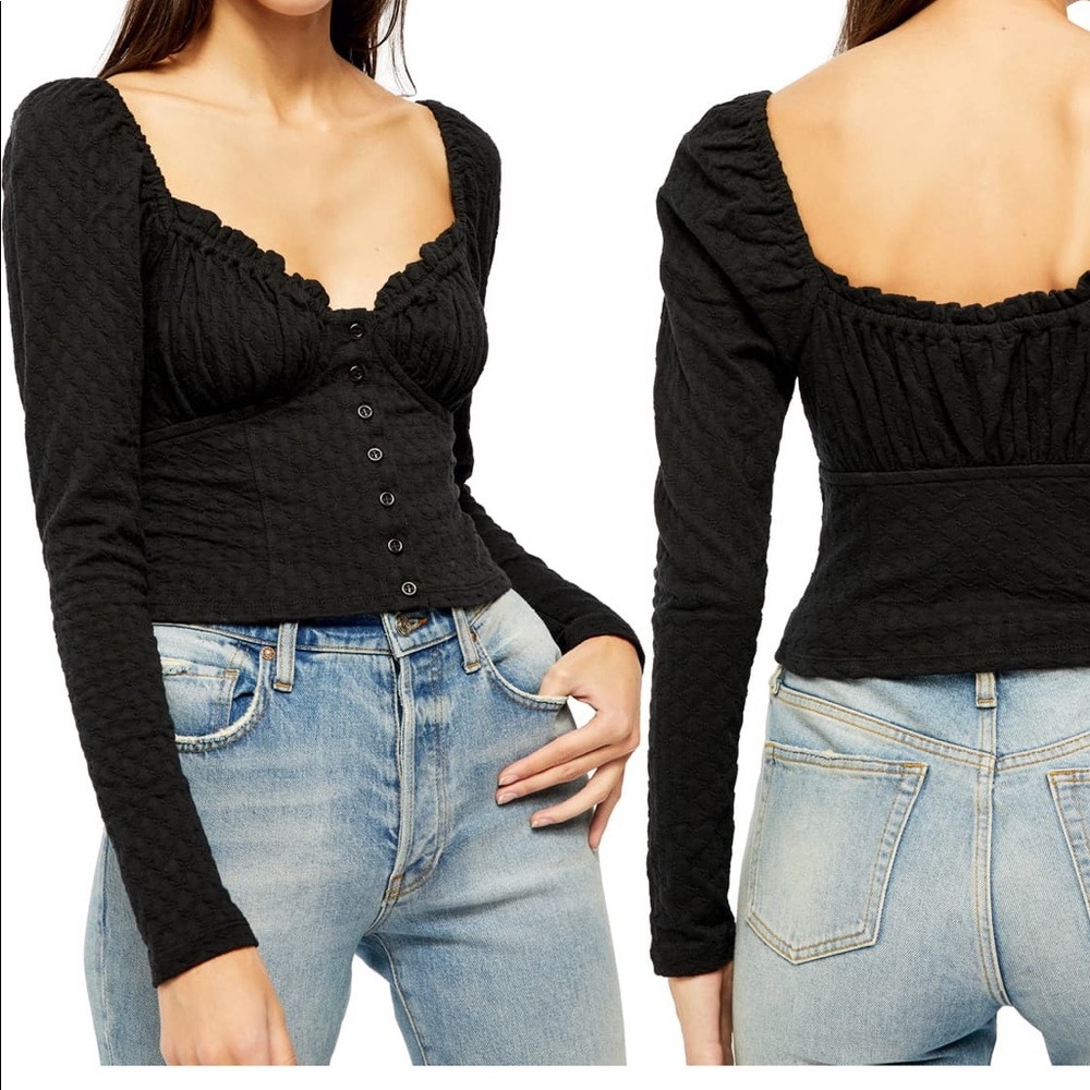 Free people lady bug top